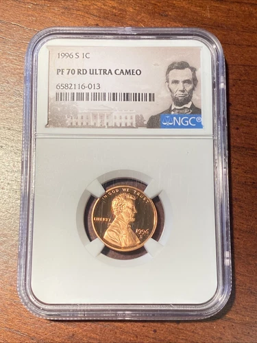 1996 S Lincoln Memorial Cent Penny NGC PF 70 RD Ultra Cameo UC