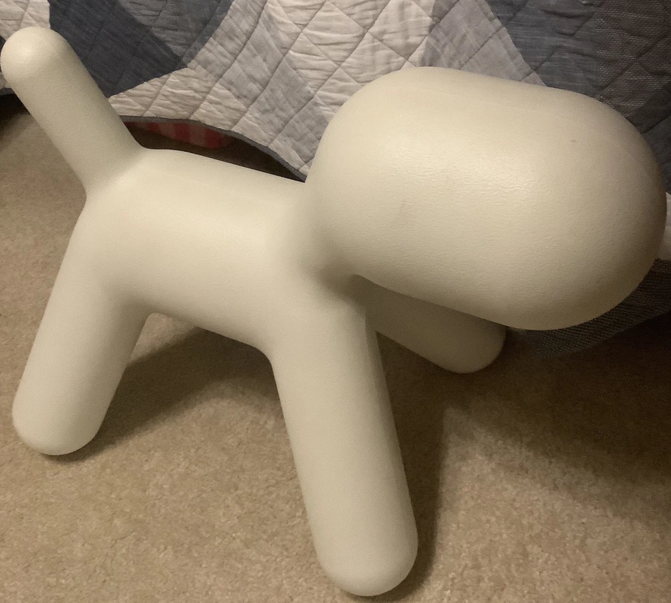 Rare Eero Aarnio Puppy Me Too Collection Magis Italy Dog White Medium - Image 4 of 4