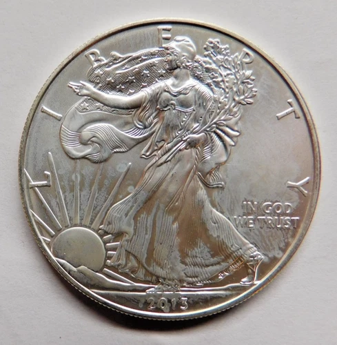 2013 American Silver Eagle Dollar Coin United States Mint 0.999 1 Troy oz BU