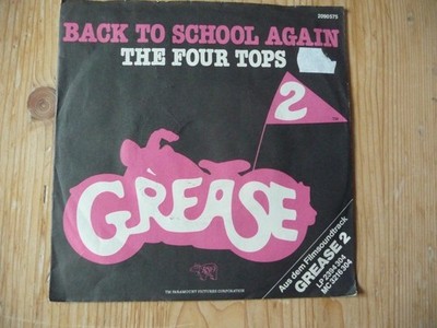 The Four Tops - Back To School Again - Grease 2 - 7'' Vinyl Single aus Sammlung