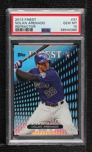 2013 Topps Finest Refractor Nolan Arenado #37 PSA 10 GEM MT Rookie RC