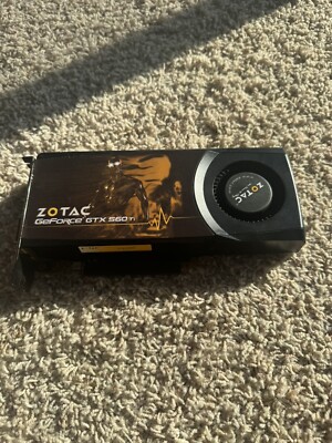 Zotac Nvidia GeForce GTX 560 TI 1GB DDR5 Gaming GPU Card DVI HDMI PCI-E