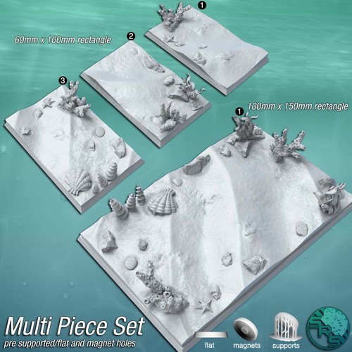 Ocean Bases Legion Terrain Scenery Tabletop Miniatures 28mm Wargames - Picture 5 of 5