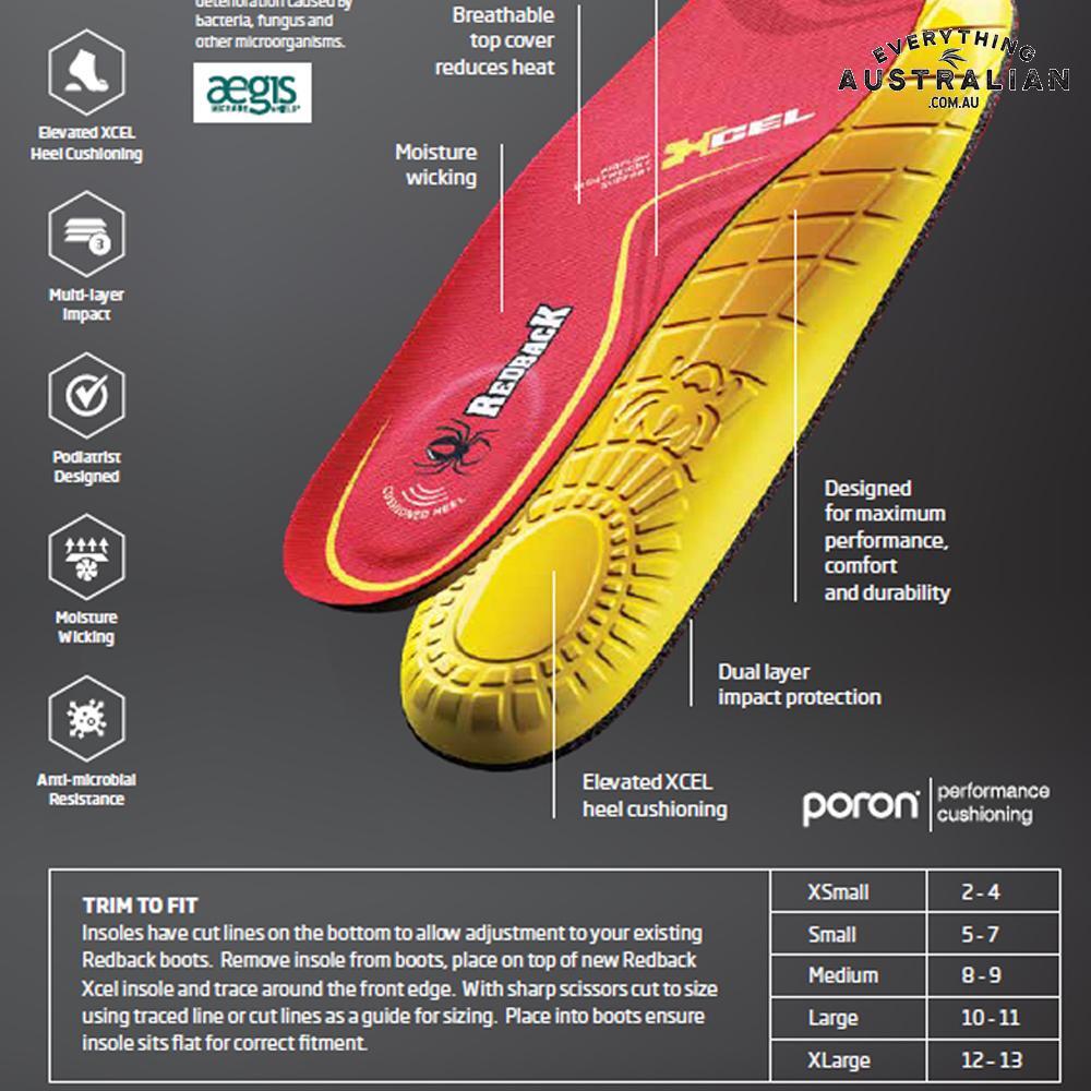 Redback Insoles Xcel eBay