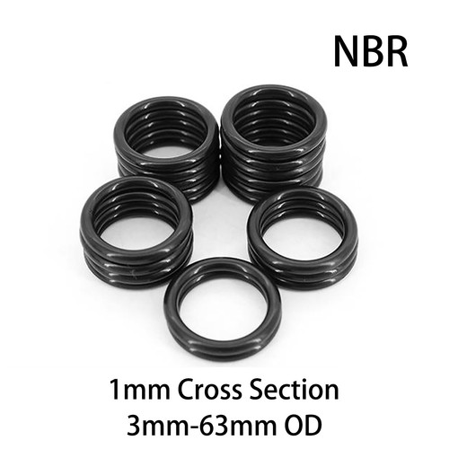 Fluorine Rubber O Rings, 16mm OD, 9mm Inner Diameter, 3.5mm Width, Seal - View #6