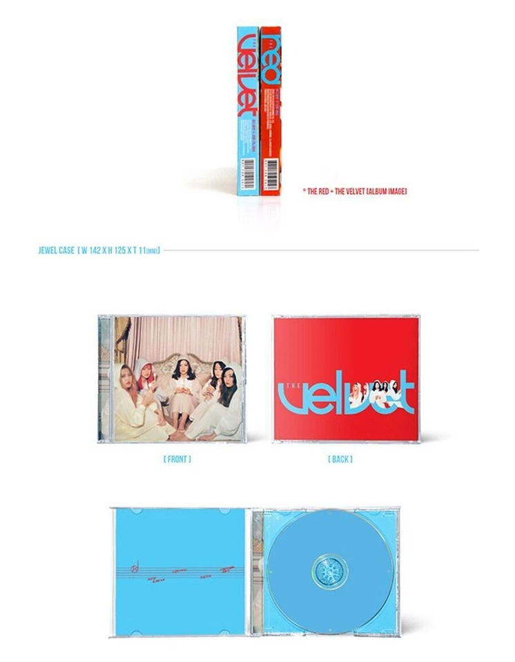 RED VELVET [THE VELVET] 2nd Mini Album CD+Photo Book+Card K-POP SEALED - Image 3 of 4