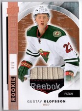 2015-16 Upper Deck Premier Rookie Brand Logo Patch #R38 Gustav Olofsson 6/6
