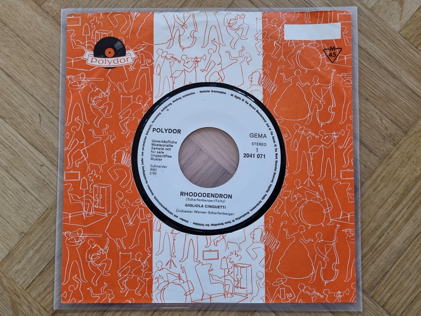 7"" Single Gigliola Cinquetti - Rhododendron Vinyl Germany PROMO