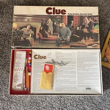 Vintage 1972 Parker Bothers' Clue Detective Board Game Made in USA