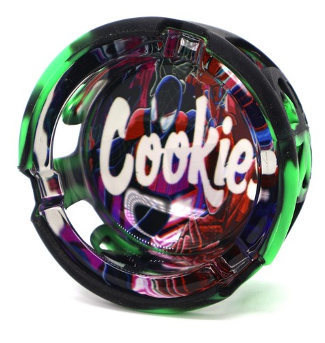 Glass Ashtray 3" Round Thick Glass Smoking for Cigarette Cigar Indoor & Outdoor - Picture 2 of 3