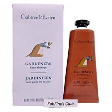 Crabtree & Evelyn Gardeners Hand Therapy Cream Full Size 3.5oz/100g Sealed New