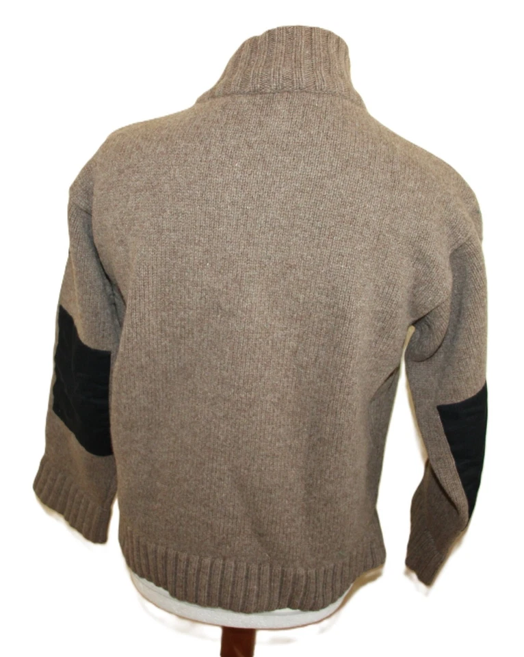 Napapijri Herren Strickjacke Wolle Patches ca. Gr 26 Kurzgröße - Bild 2 von 4