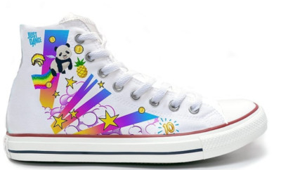 Converse special edition Just Dance 10 year Anniv. **Extremely Rare** 1 of 10
