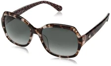 New Kate Spade New York Women's Amberlynn/S Sunglasses 0MAP/9K Pink Pattern 57mm