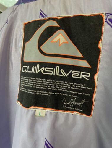 QuikSilver vintage Y2k rare anorak jacket L - Picture 4 of 9