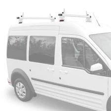 Aluminum 2 Bar (60") Utility Drilling Van Roof Rack System with Ladder Stopper