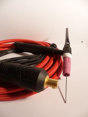WIG  TIG Schweißbrenner für Schweißgerät  WK WP SR 17V   mit Ventil - 4m SK35