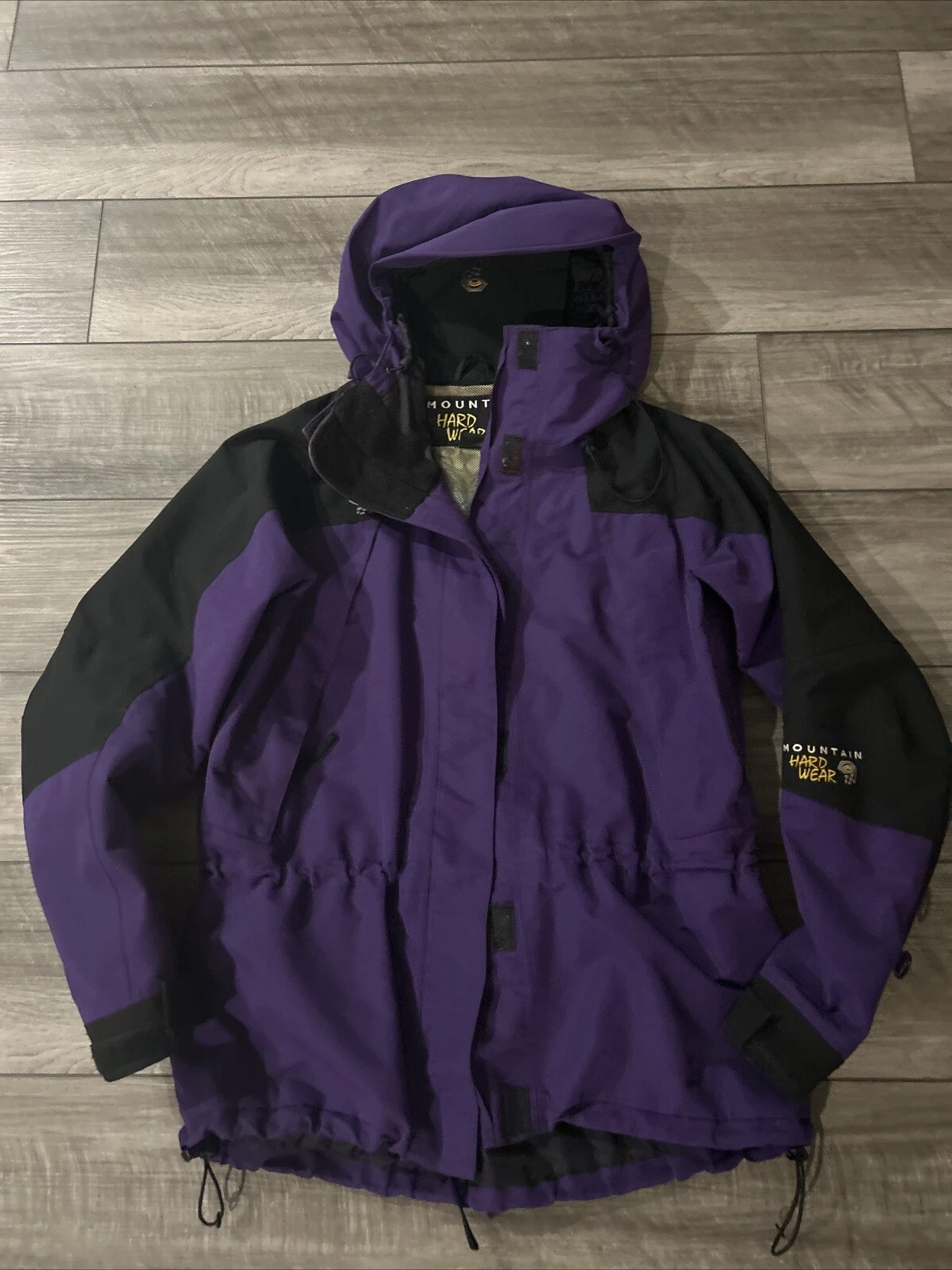 Mountain Hardwear Women’s Nylon Zip Front Hooded CampingJacket Purple - Size 10