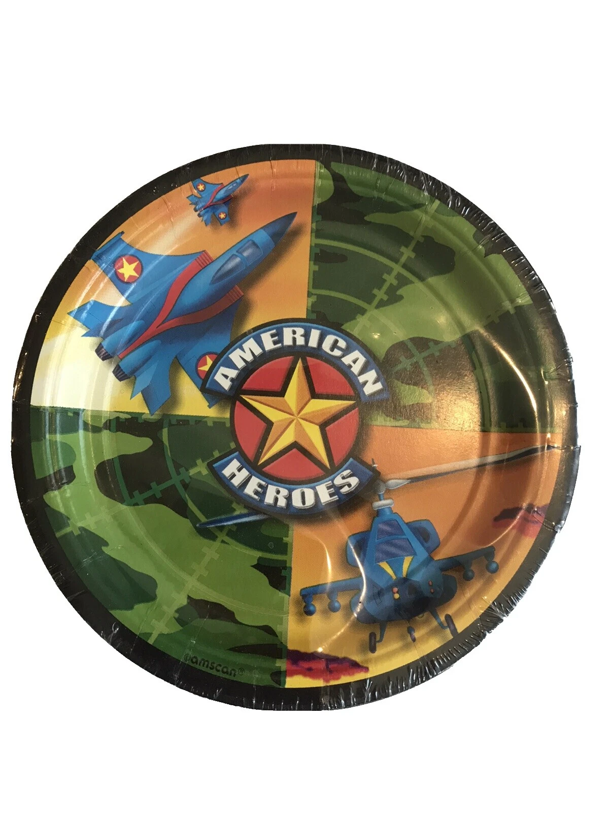 Vajilla de Fiesta militar Amscan & serveware