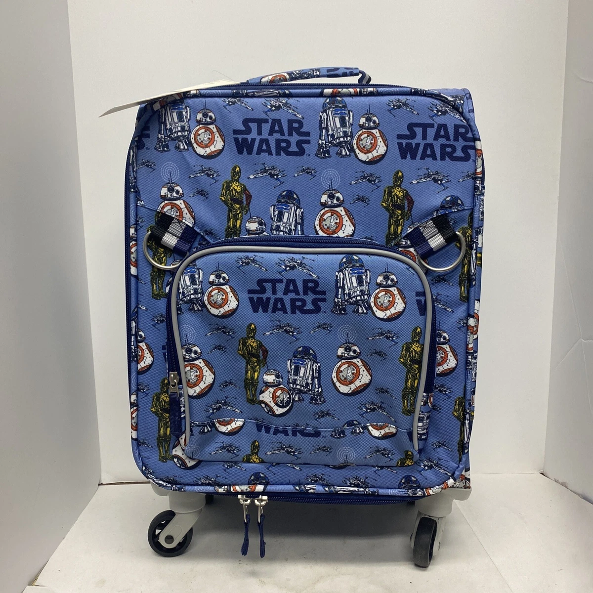 Pottery Barn Kids Small Spinner Luggage Disney Star Wars Droids eBay