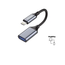 AOKO iPhone to USB-A Adapter – High-Speed USB 3.0, Compact & Durable