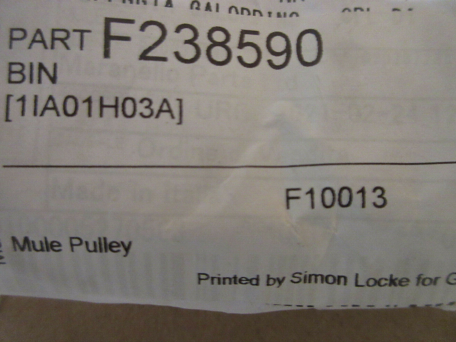 Ferrari 458,488,California t - Belt Tightener Pulley P/N 238590