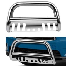 Stainless Bull Bar Brush Push Front Bumper Grille Guard Fits 07-19 Toyota Tacoma