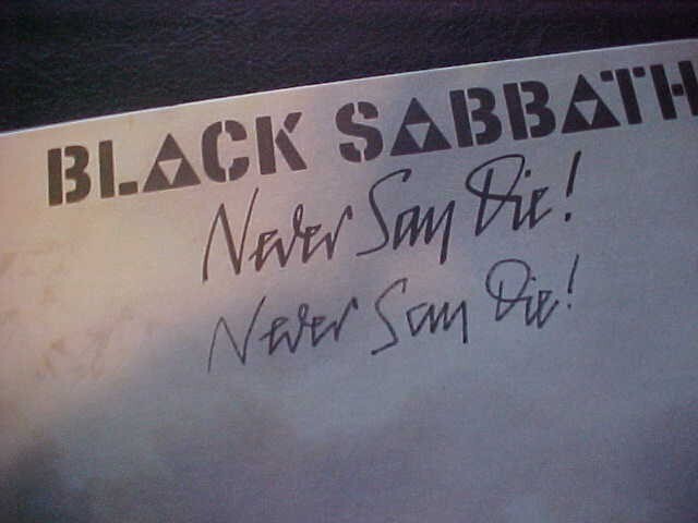 Black Sabbath – Never Say Die! (Japan Vinyl LP OBI) Vertigo