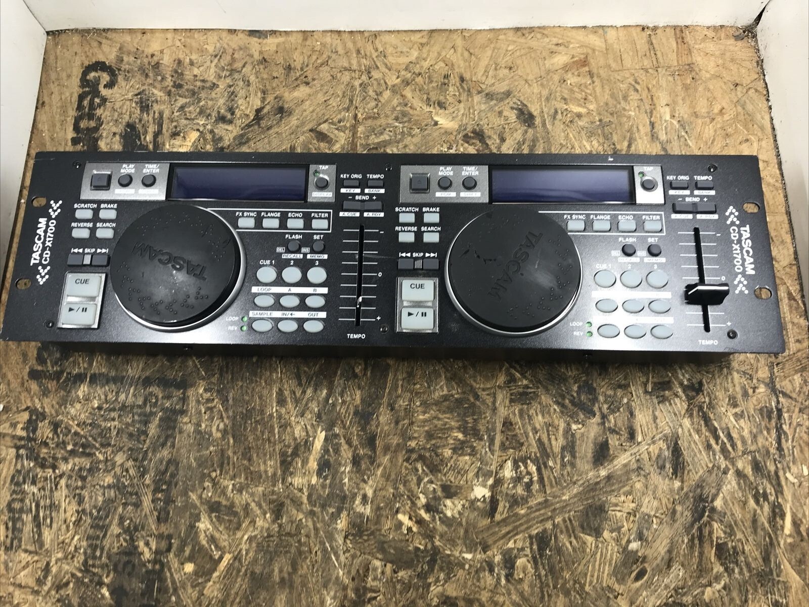 Tascam CDX1700 Dual CD Player Control Head Unit No Remote *Untested* eBay