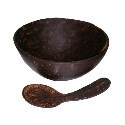 Ceylon Handmade Coconut Shell Products Soup Bowl Homemade 3Pcs