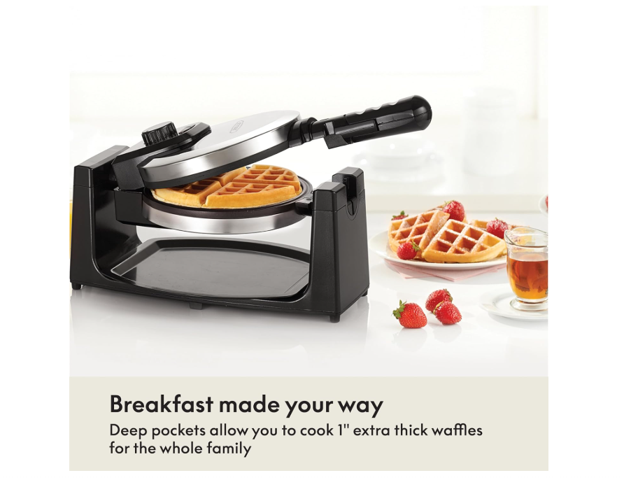 Bella Rotating Waffle Maker for Perfect Golden Waffles Every Time-image