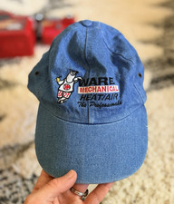 Mens Blue Adjustable Baseball Cap Hat, Solid,...