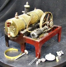 1920s  Weeden 14 Live Steam Engine - Air Test...