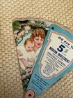 ANTIQUE Art Deco Advertising Hand Fan "ROARING 1920s FLAPPER GIRLS”modern Invest — photo 9
