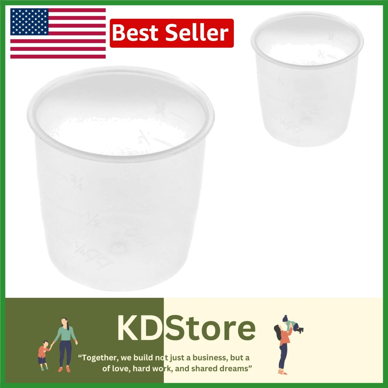 OEM Clear Rice Cooker Measuring Cup – 1 Cup Capacity