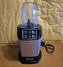 Nutri Ninja Pro Blender Auto iQ  Model BL480D  1000 Watt Work Tested W/Cup + Lid