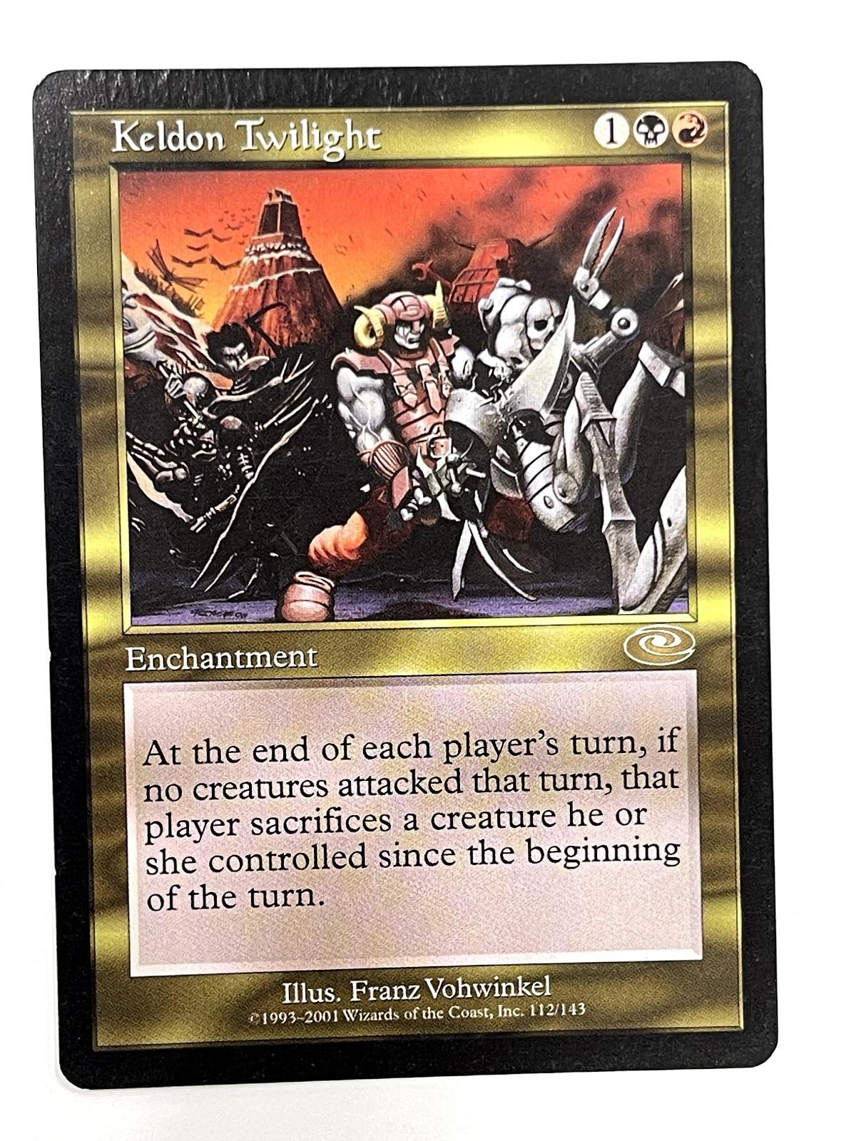 Keldon Twilight 112 Rare Planeshift Magic: The Gathering Lightly Played