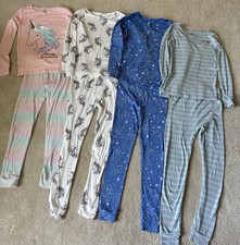 Carters pajama sets Girl Size 10 Unicorn Stars Long Sleeve And Pants