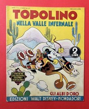 ⭐ Albi d'Oro Disney n. 6 - TOPOLINO VALLE INFERNALE - 1937 - DISNEYANA.IT ⭐