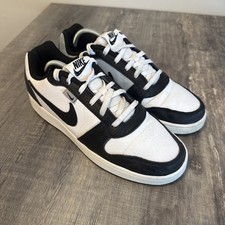 Nike Court Vision Low White Black Sneakers AQ1774-102 Men's Size 10