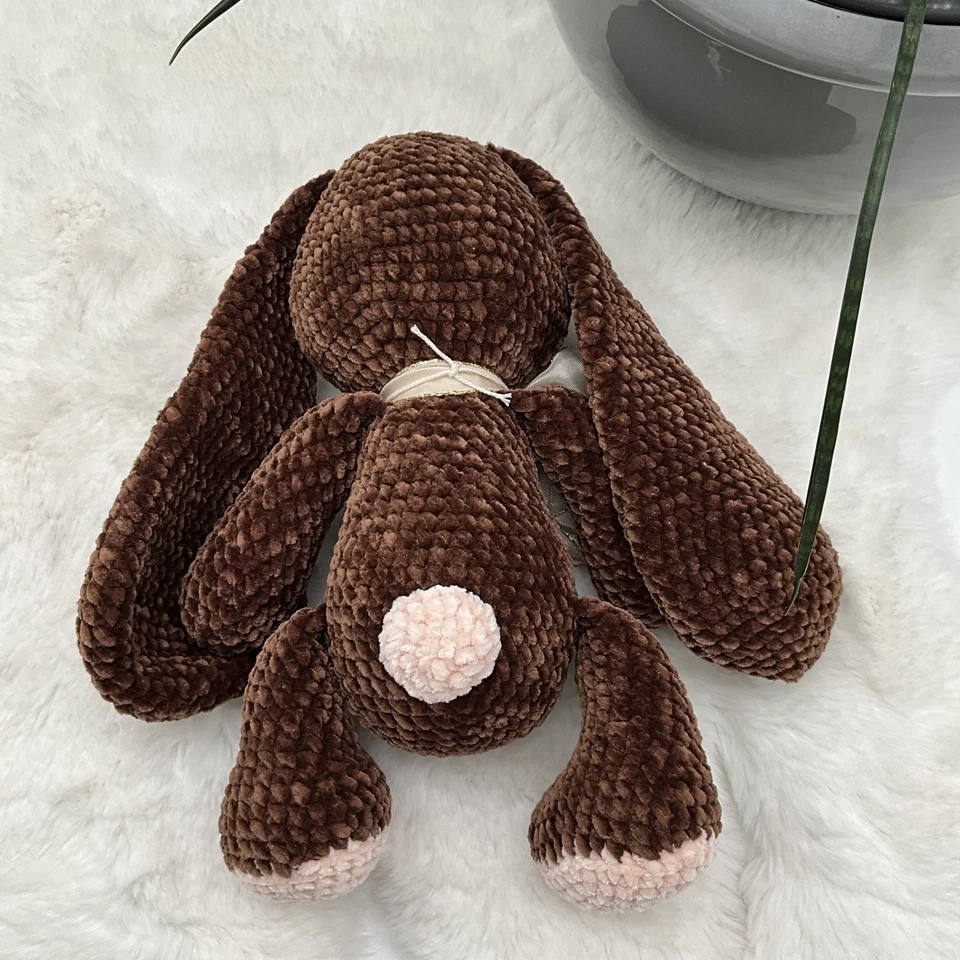 Häkeltier Kuscheltier Häkelarbeit Amigurumi gehäkelter Hase - Bild 3 von 4