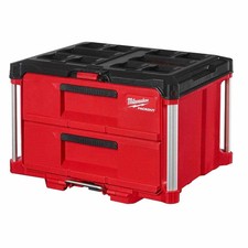 Milwaukee 48-22-8442 Packout Impact Resistant 2-drawer Tool Box 50lbs Capacity