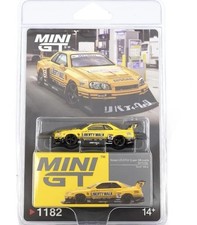 Mini GT 1/64 Nissan LB-ER34 Super Silhouette SKYLINE Sport YW RHD #MGT01182-BL