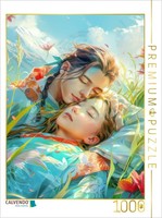 Calvendo Puzzle Asian-Inspired Animation | 1000 Pieces, Finished Size 25.2 × 18.