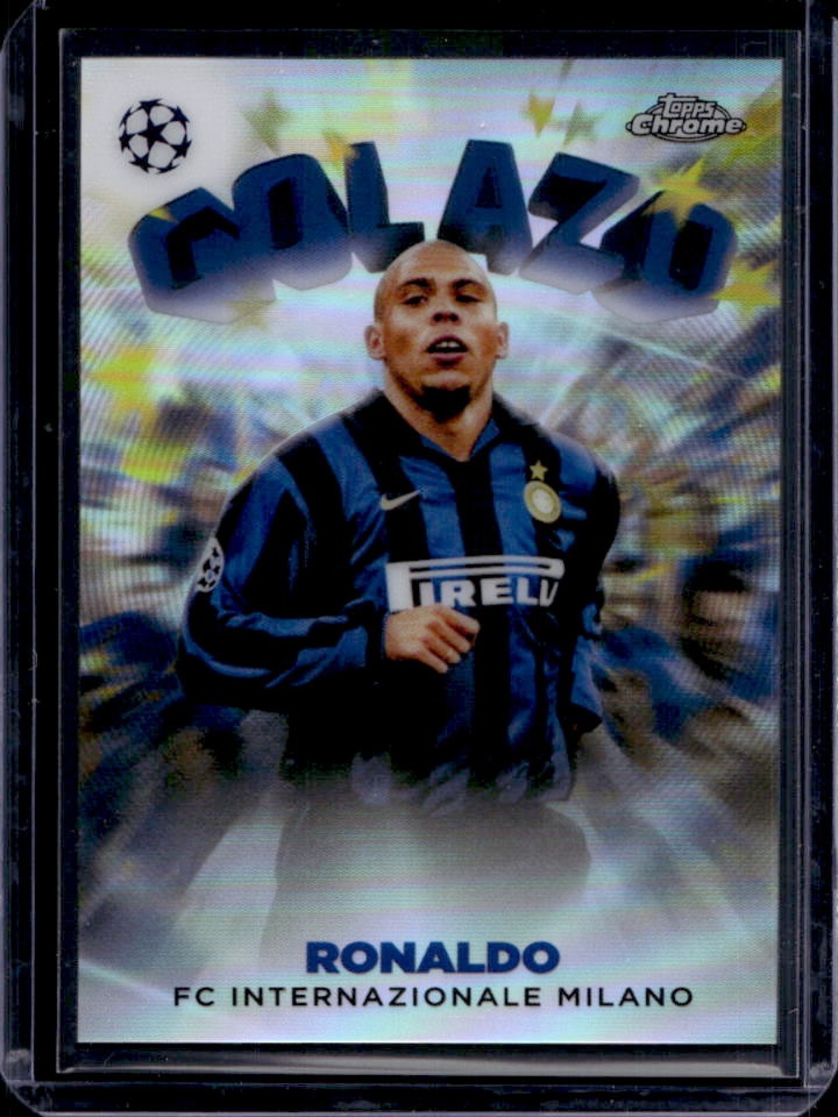2022-23 Topps Chrome UEFA Ronaldo Golazo #G-20 Inter view 1