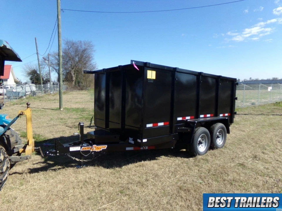 2024 6 x 12 высокий боковой самосвальный прицеп 48 дюймов 4 фута с оборудованием рампы bobcat 10k полная мощность - Изображение 2 из 4