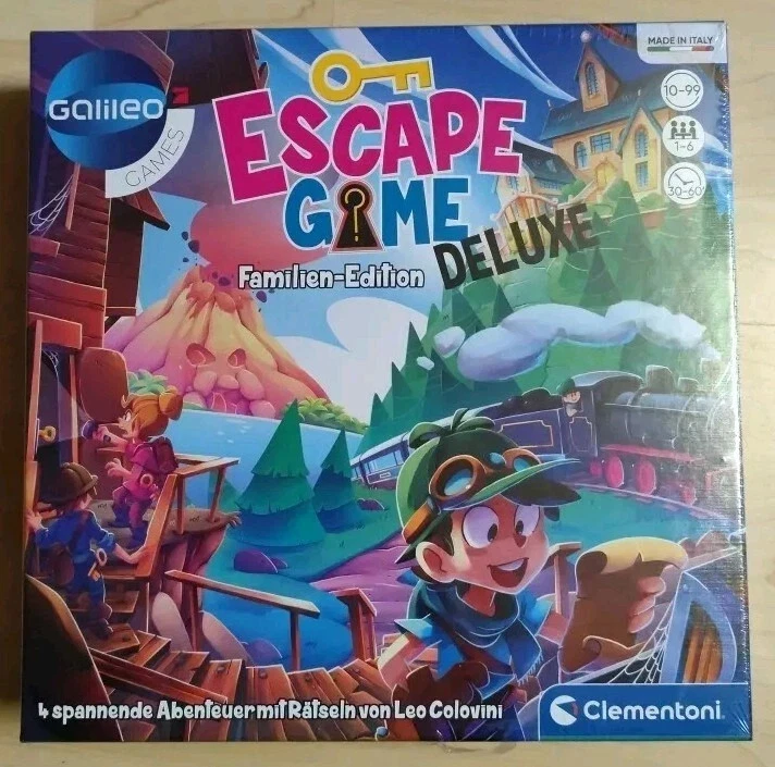 Clementoni Escape Game Deluxe, Partyspiel. OVP Und Ungeöffnet Und Neu - Bild 1 von 1