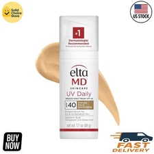 Elta MD UV Clear TINTED Facial Sunscreen SPF 46 1.7 oz | New Box | Fast Delivery