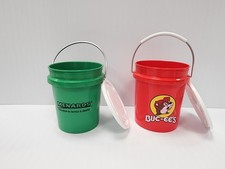 Buc-ee s Red Mini Bucket & Menards Mini Bucke...