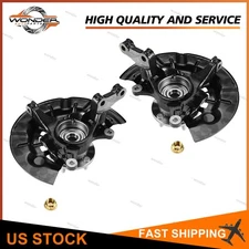 2X FOR TOYOTA CAMRY 12 13-17 FRONT STEERING KNUCKLE & WHEEL HUB BEARING ASSEMBLY